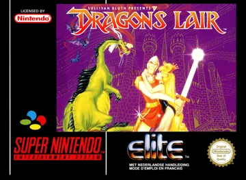 Dragon's Lair (Europe) (Beta) box cover front